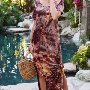 Brand New Amaryllis Demi Tie Dye Maxi Dress